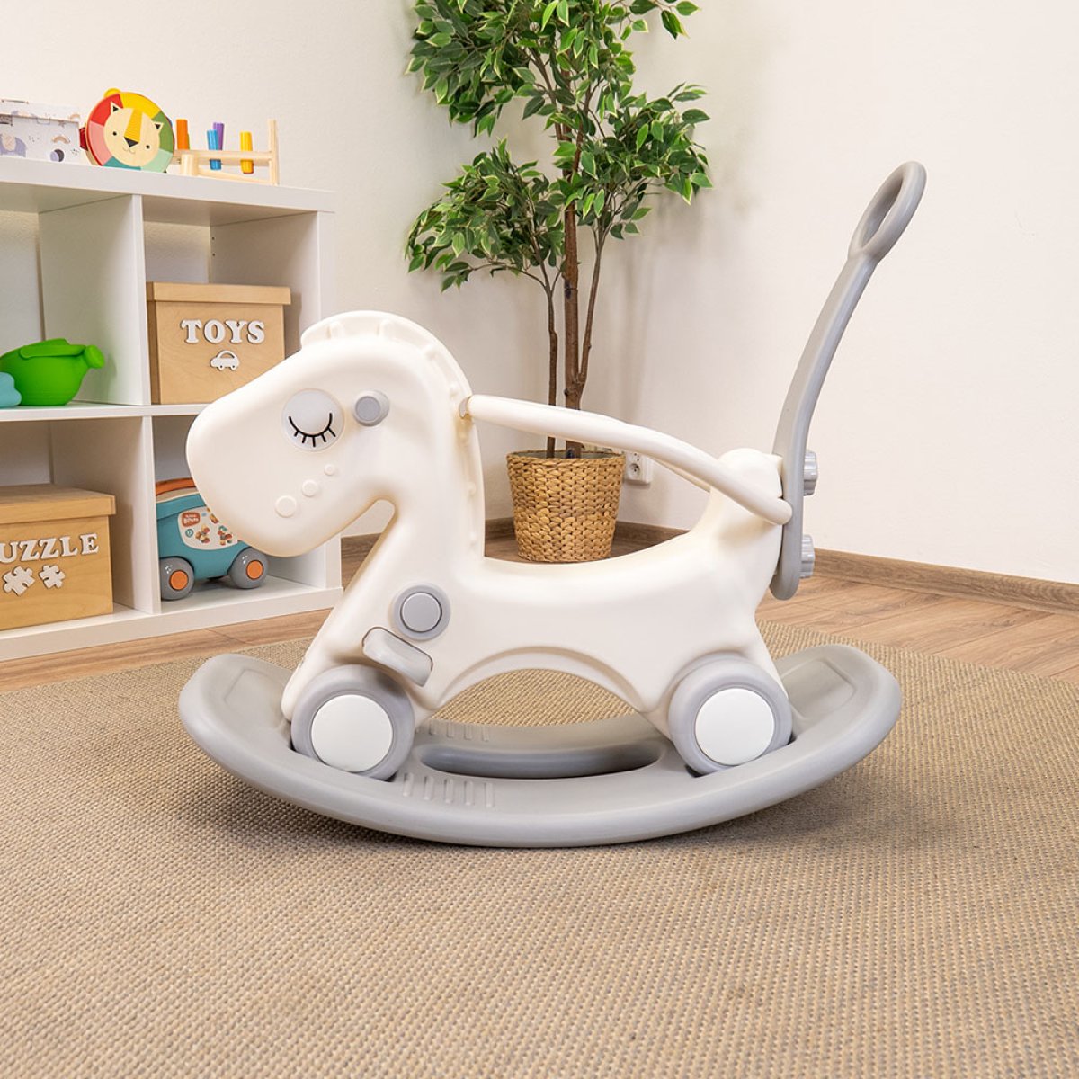 Dětský houpací koník 3v1