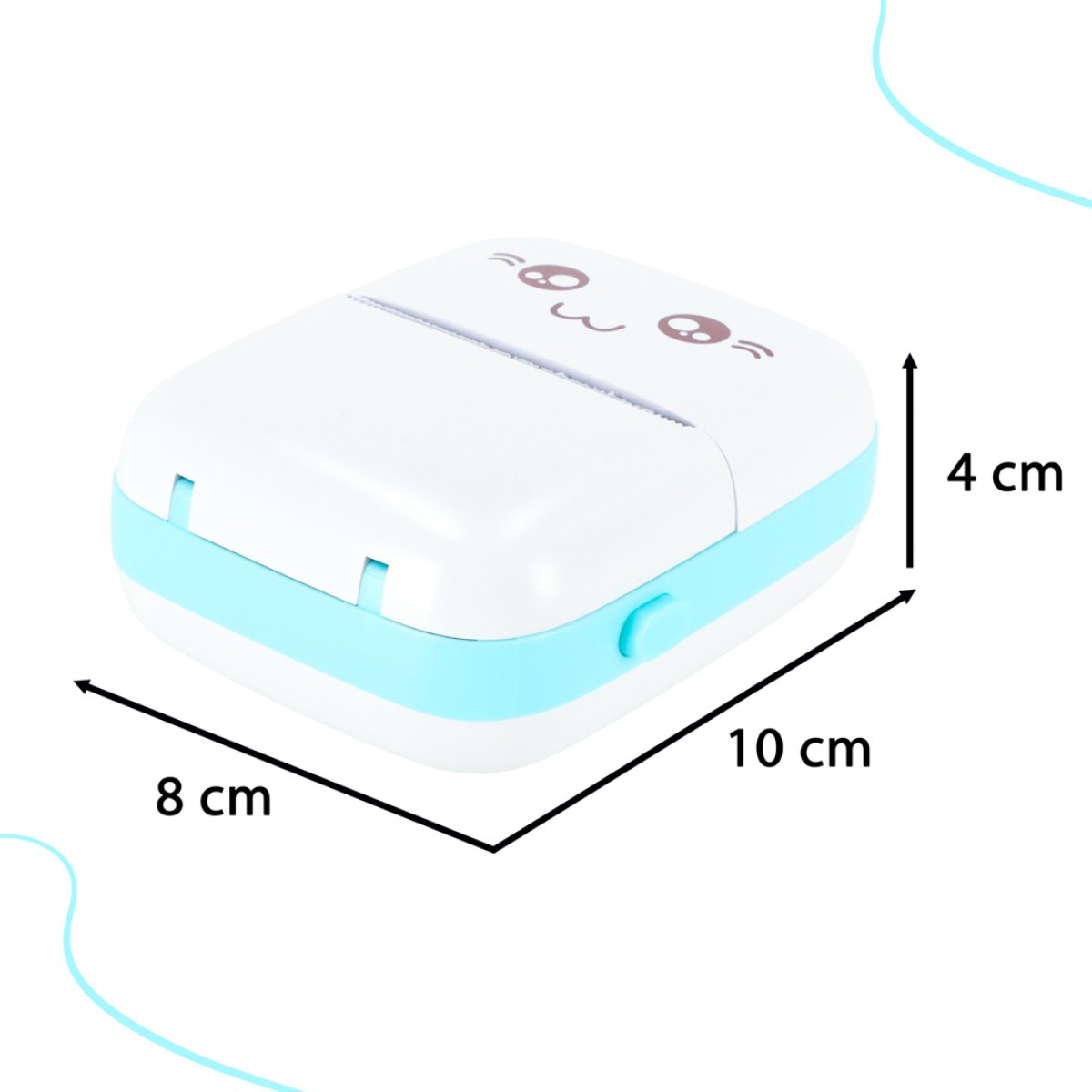 Fototiskárna  mini - černobílý termotisk / modrá