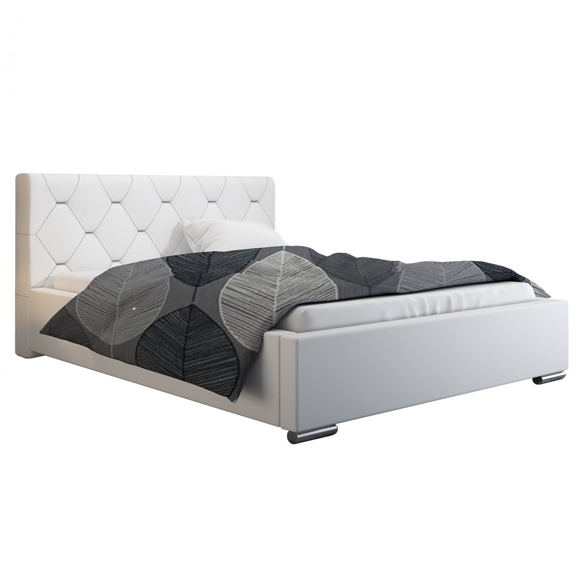 Čalouněná postel Troja 140/200 cm s úložným prostorem madrid - ekokůže