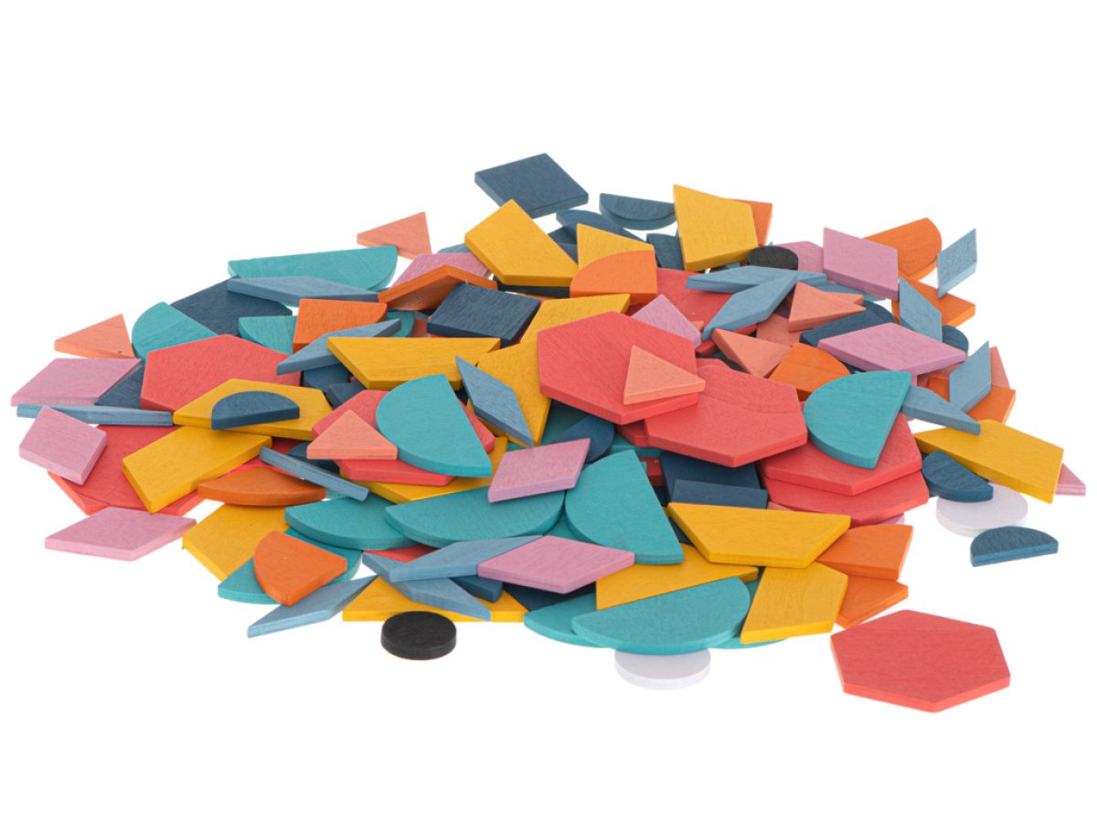 Dřevěné skládací puzzle - 180 elementů