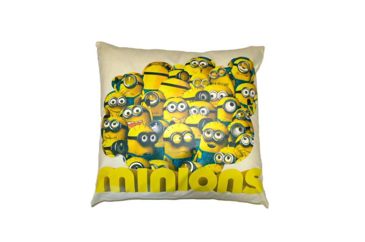 Dětský povlak na polštář 40x40 cm - Mimoni / krém