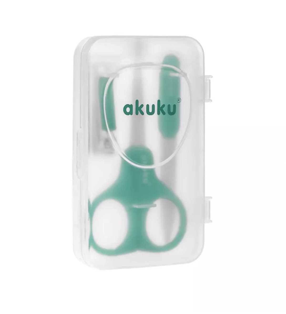 Manikurní sada v pouzdru - zelená