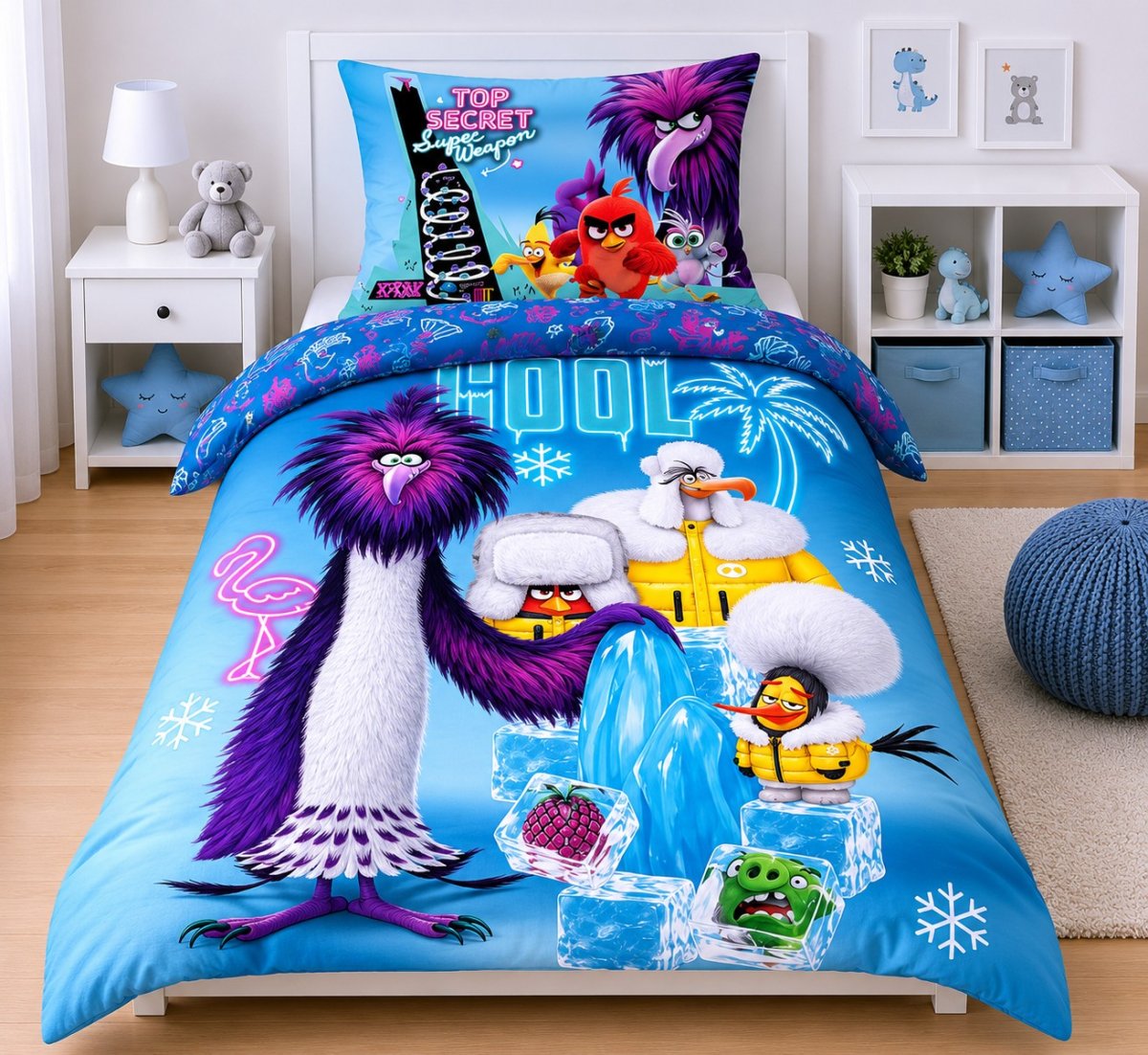 Povlečení - Angry Birds Movie 2 140/200 + 70/90 cm