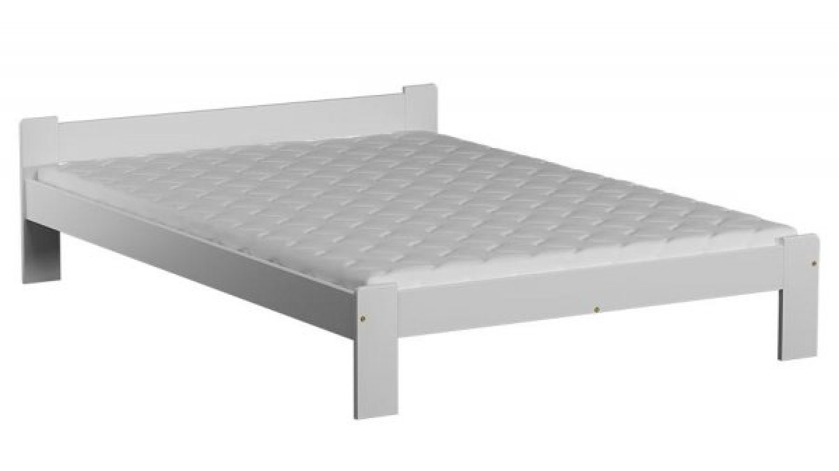 Postel z masivu Anetka 120 x 200 cm - BÍLÁ + rošt ZDARMA