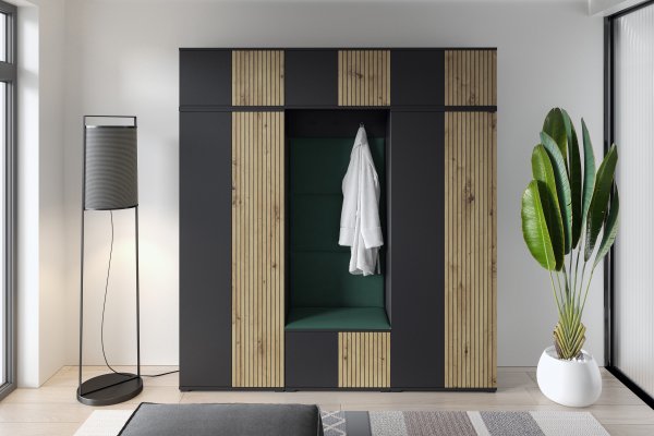 Předsíňová sestava ROSS 4 - 28 láhvově zelená