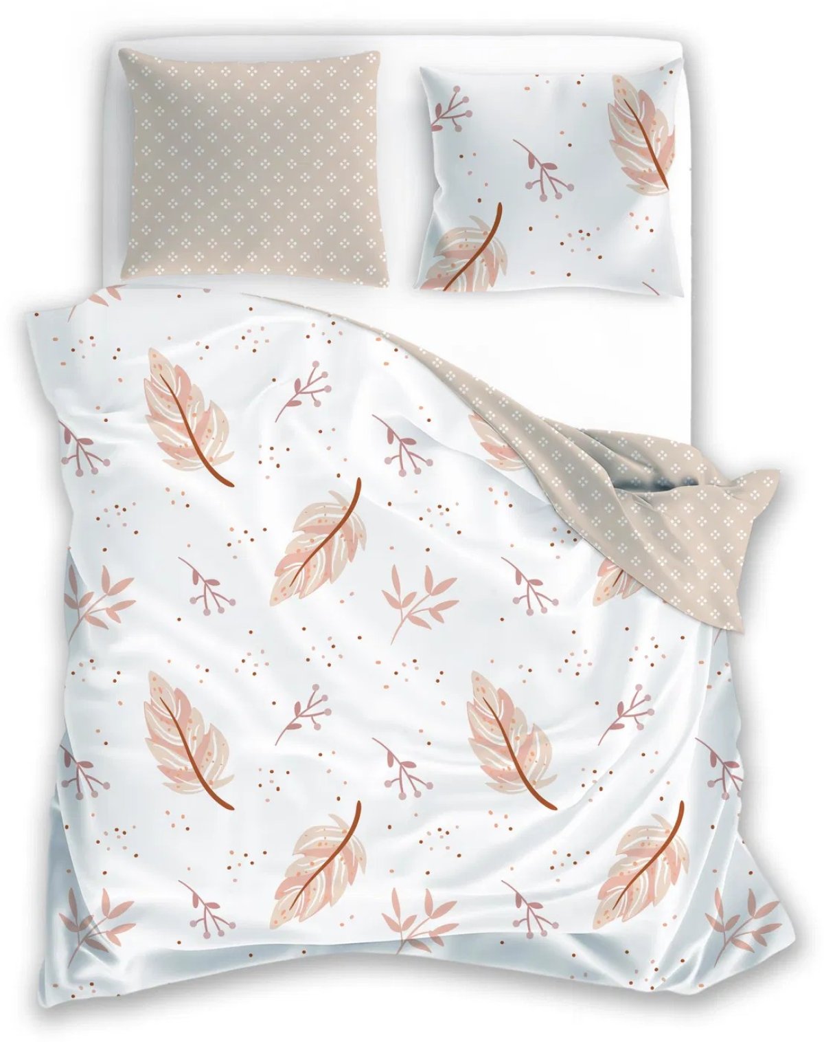 Povlečení z mikrovlákna 140 x 200 + 70 x 90 cm - 008