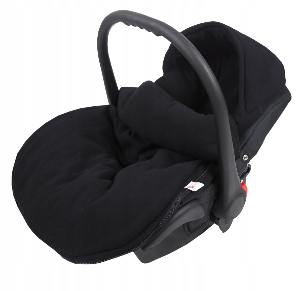 Lehký fusak z mušelínové bavlny / černá