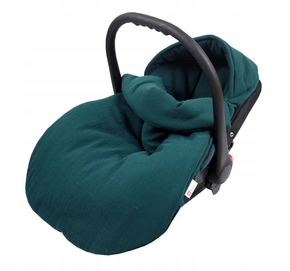 Lehký fusak z mušelínové bavlny / tmavě zelená