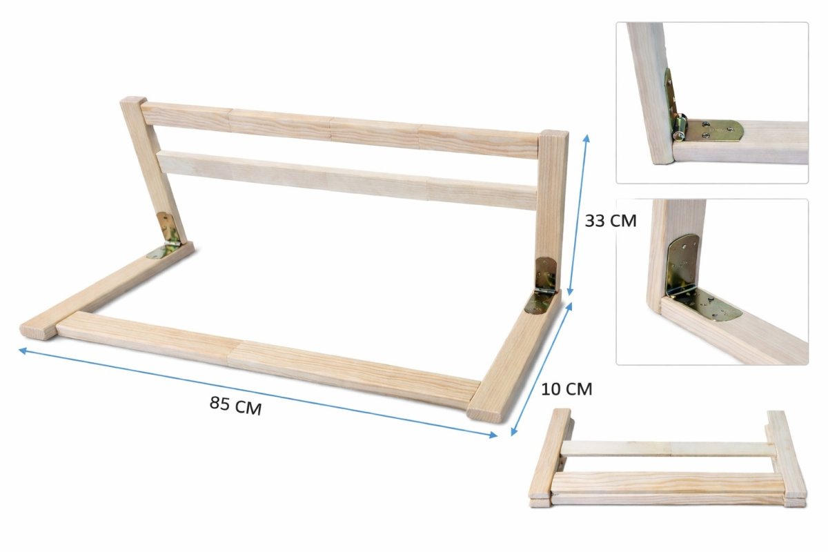 Zásuvná ochranná barierka do postele - 85 cm