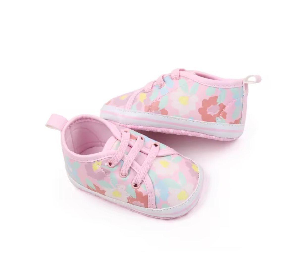 Capáčky 6-12 měsíců / BHX3075-3 / růžová s květy