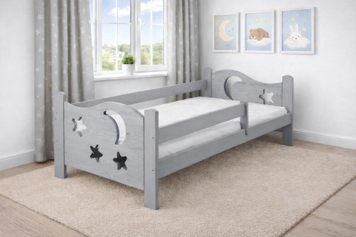 Postel Bohoušek 180x80 cm šedá + rošt ZDARMA
