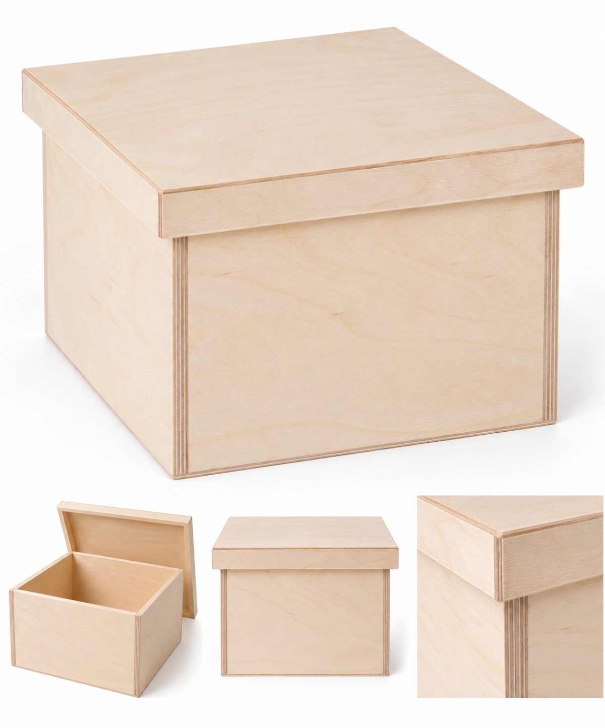 Dřevěný box na hračky 25x25x20 cm