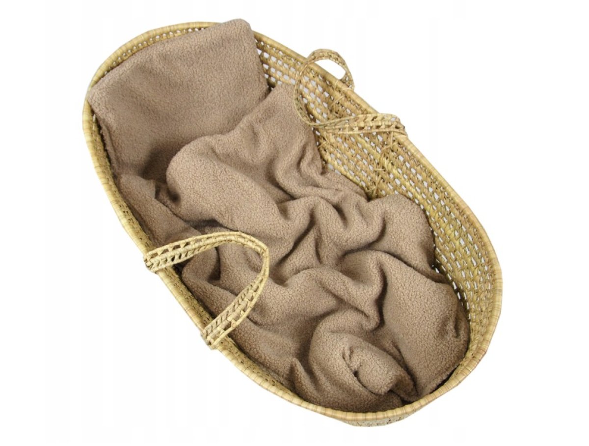 Set polštář a deka do kočárku z bouclé - béžová