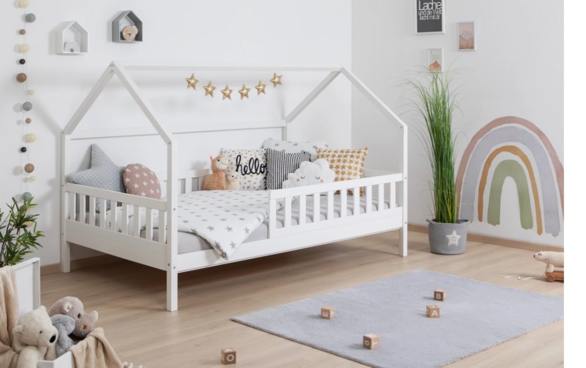 Rostoucí postel Diego 120x200 cm + rošt ZDARMA - bílá