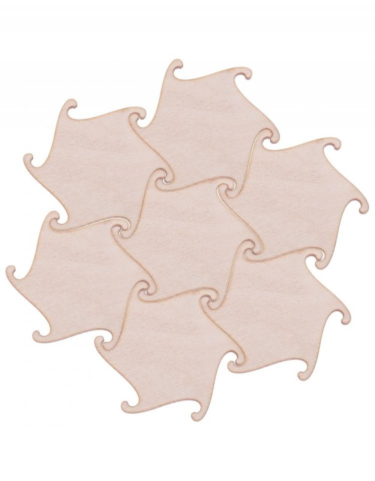 Servírovací podtácek - Vlnky 6,5x6,5 cm