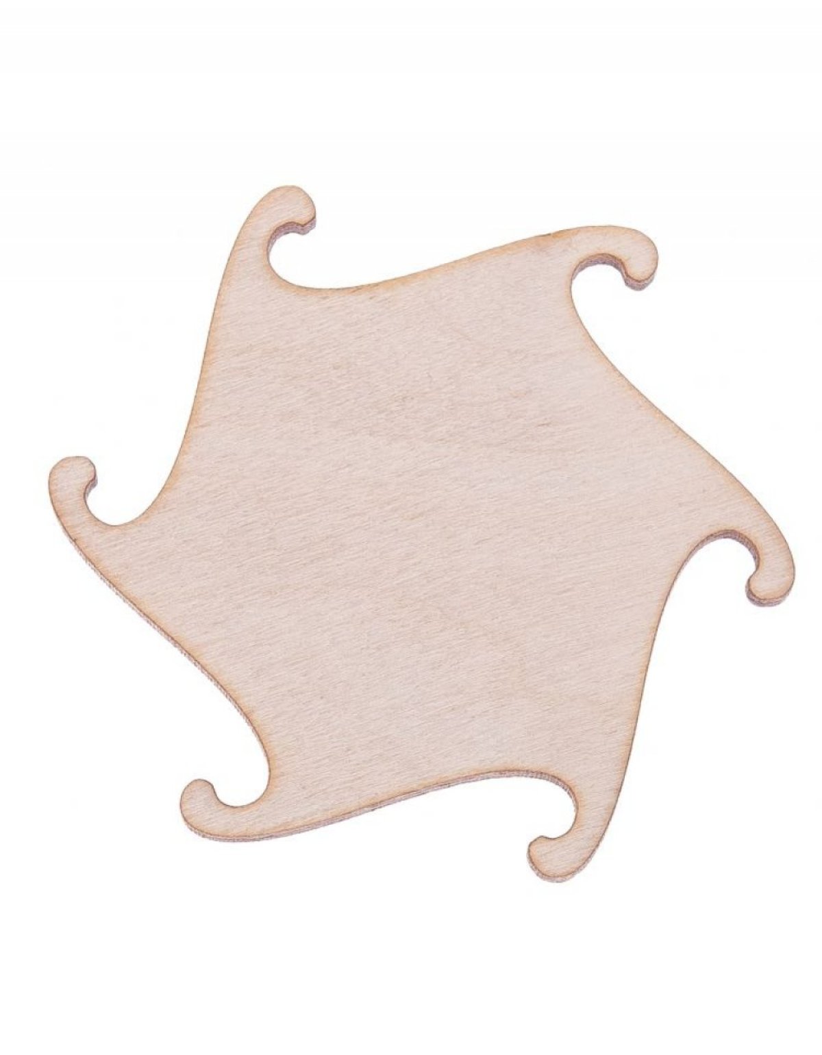 Servírovací podtácek - Vlnky / sada 10 kusů 6,5x6,5 cm