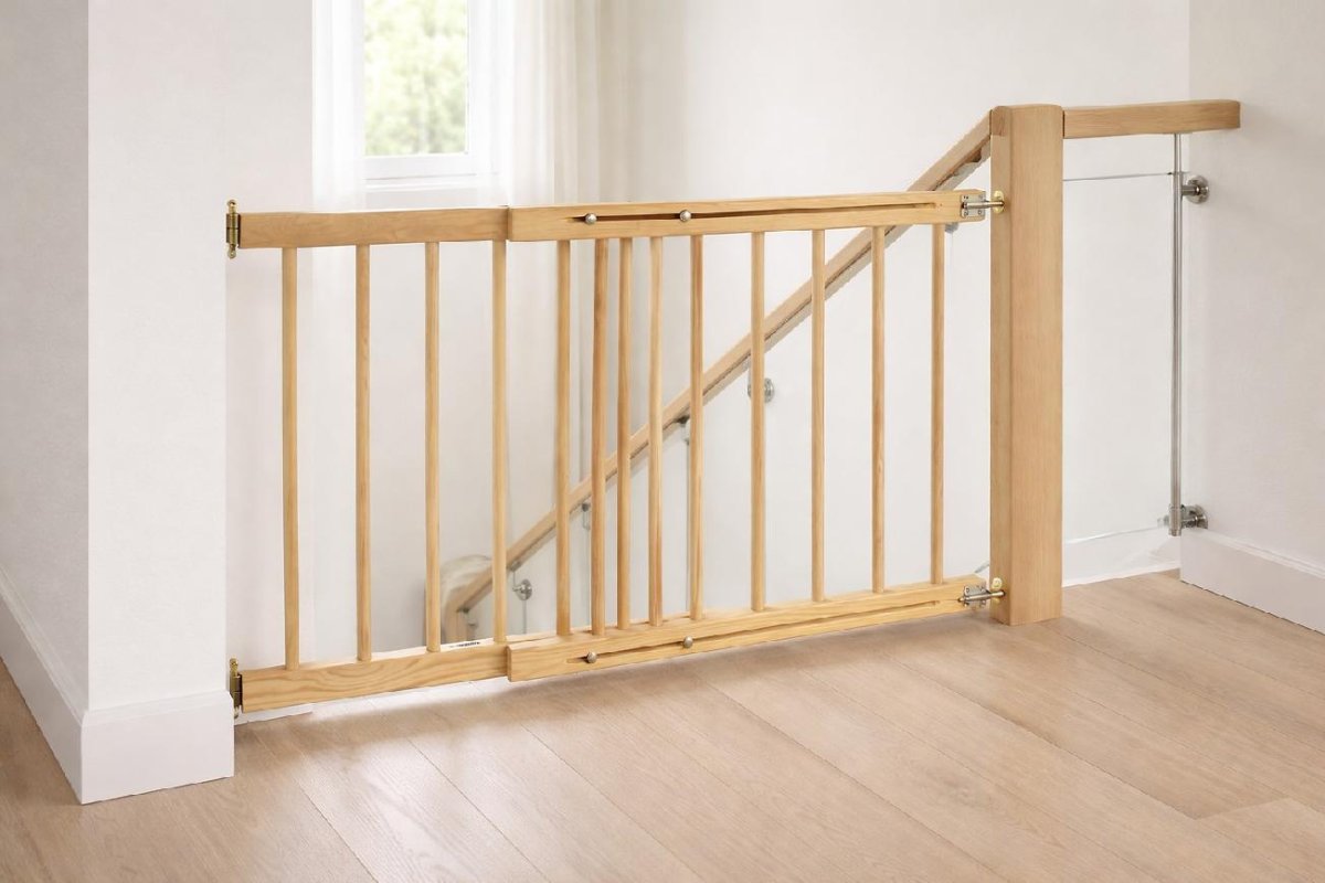 Zábrana dveře, schody 52-72 cm výška 68 cm