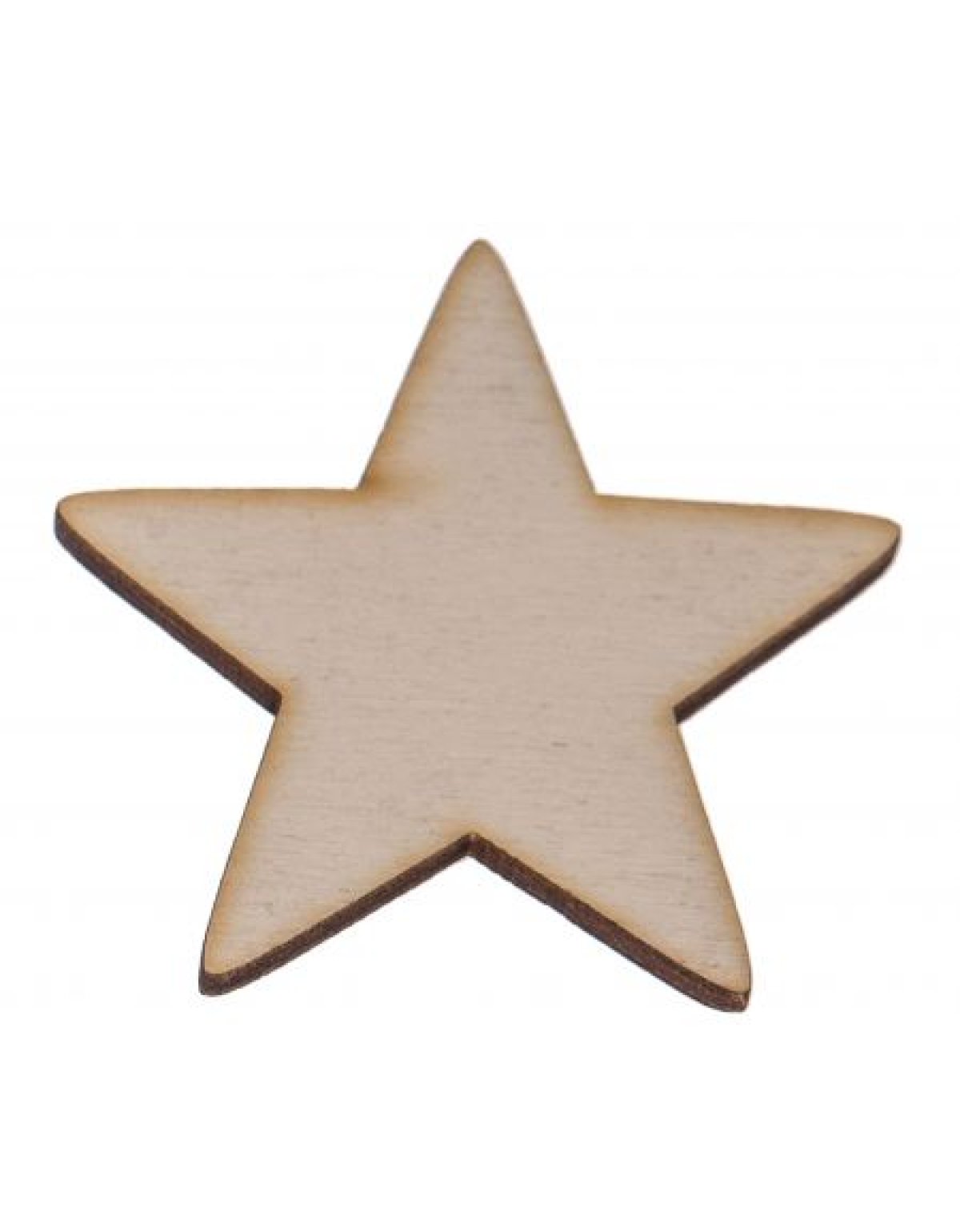 Dřevěná dekorace - HVĚZDIČKA 5x5 cm