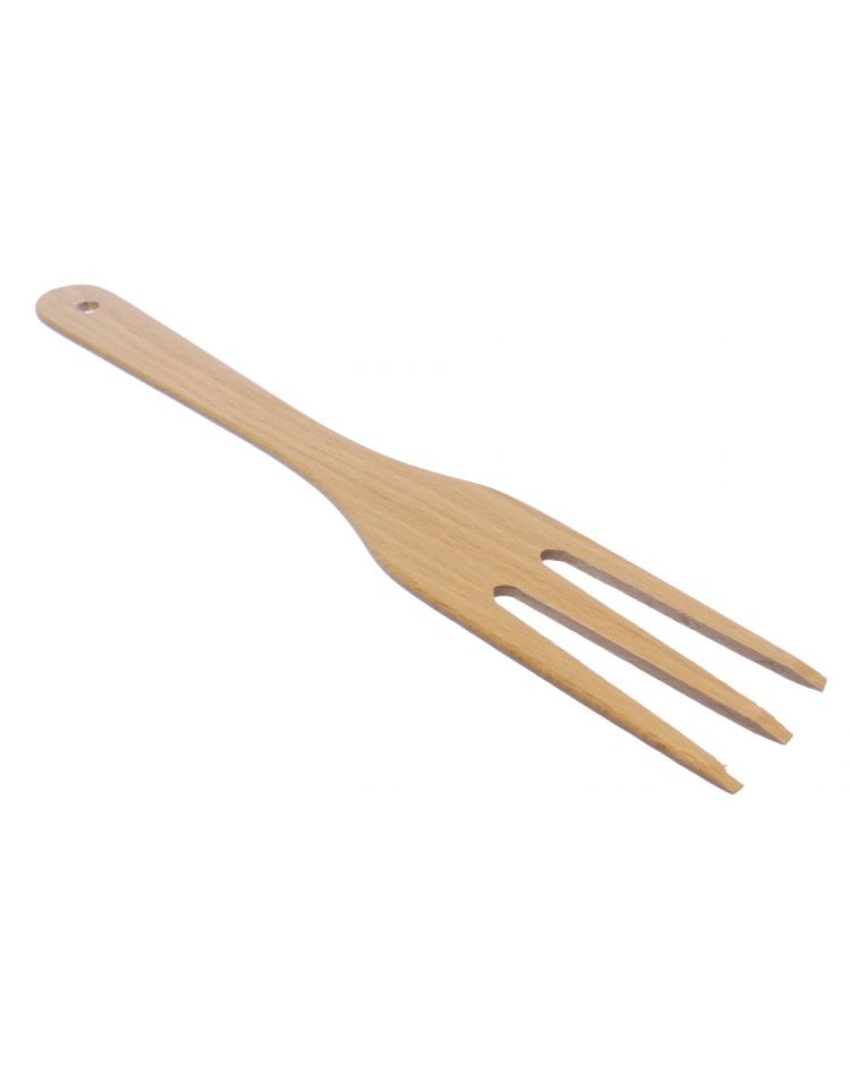 Dřevěná vidlička se třemi hroty velká