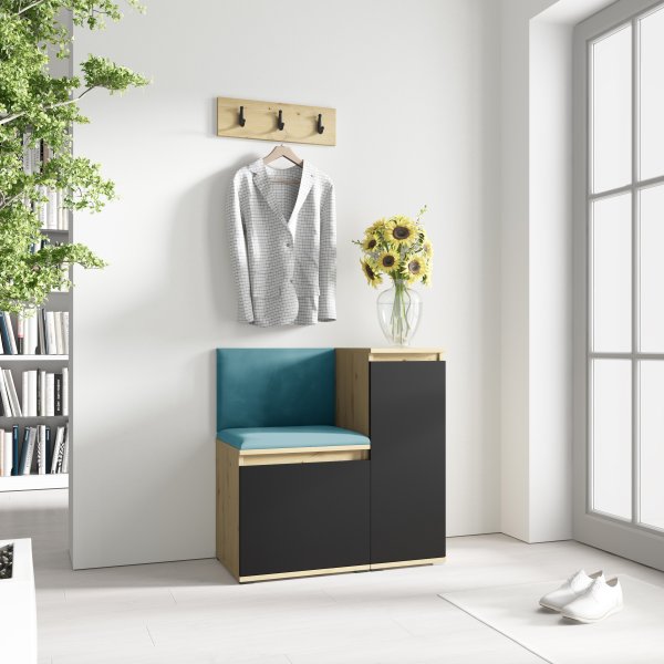 Předsíňová sestava EMI 30 - 13 azurová