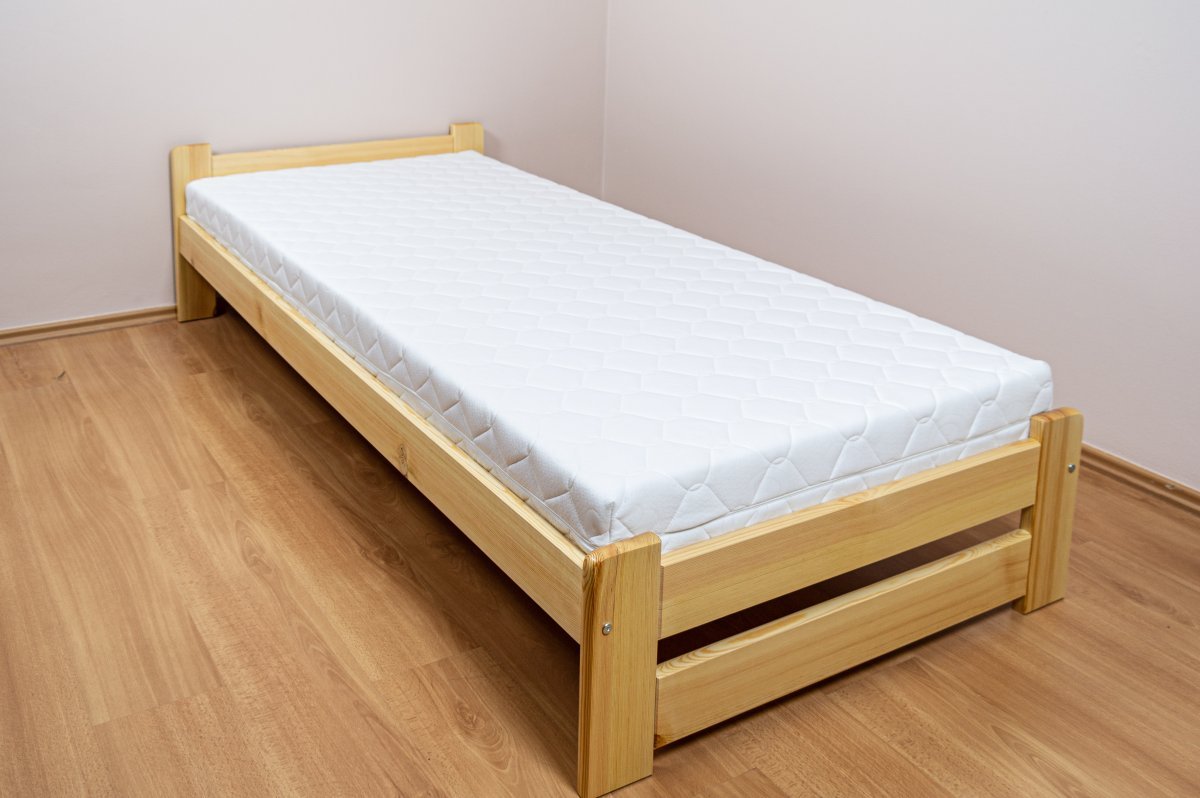 Zvýšená postel z masivu Halle 80x200 cm + rošt ZDARMA