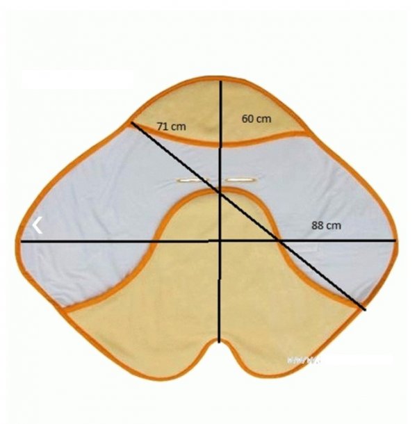 Deka zavinovací Coral 80/90 cm - č.597