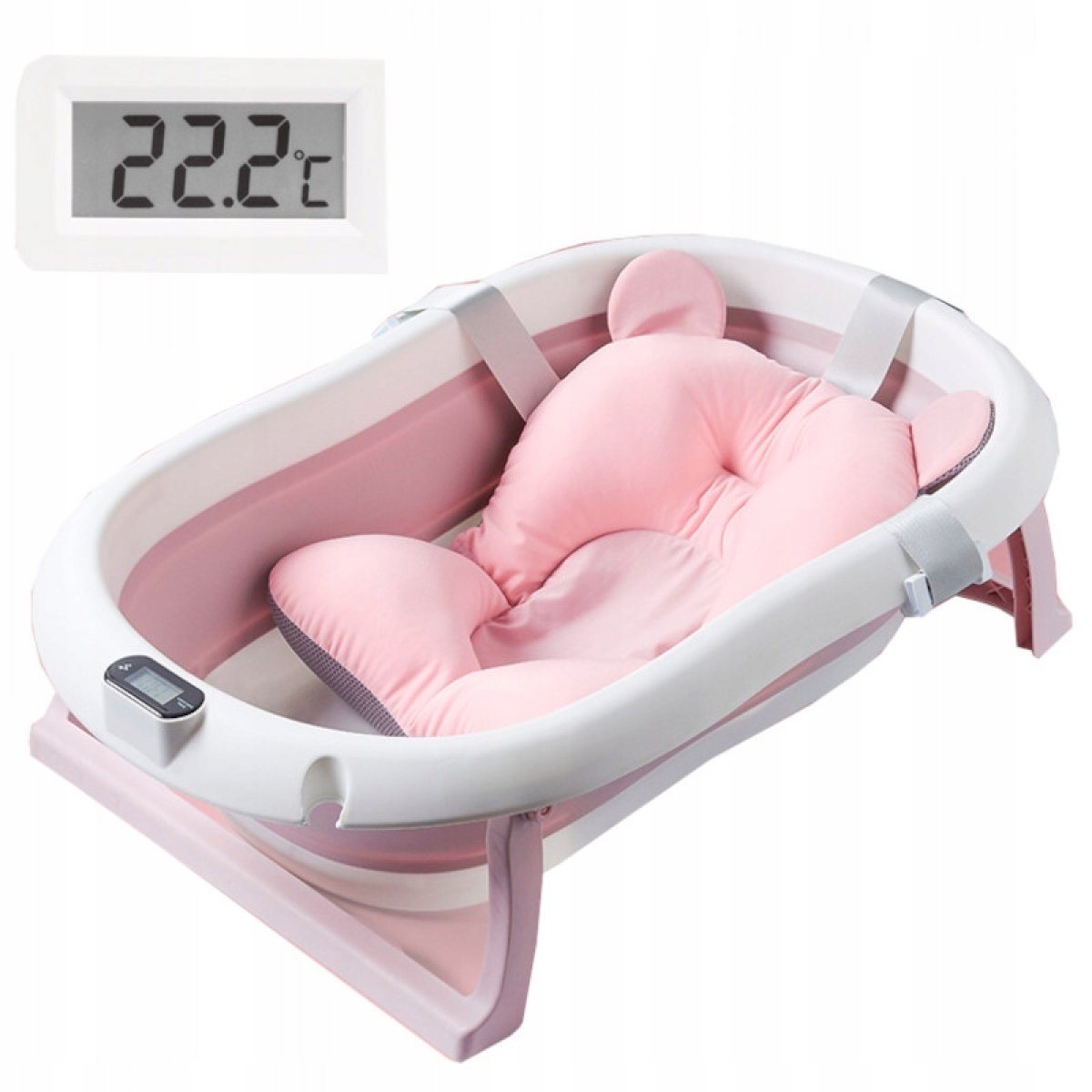 Dětská vanička Premium skládací - růžová - TOP CENA !!!