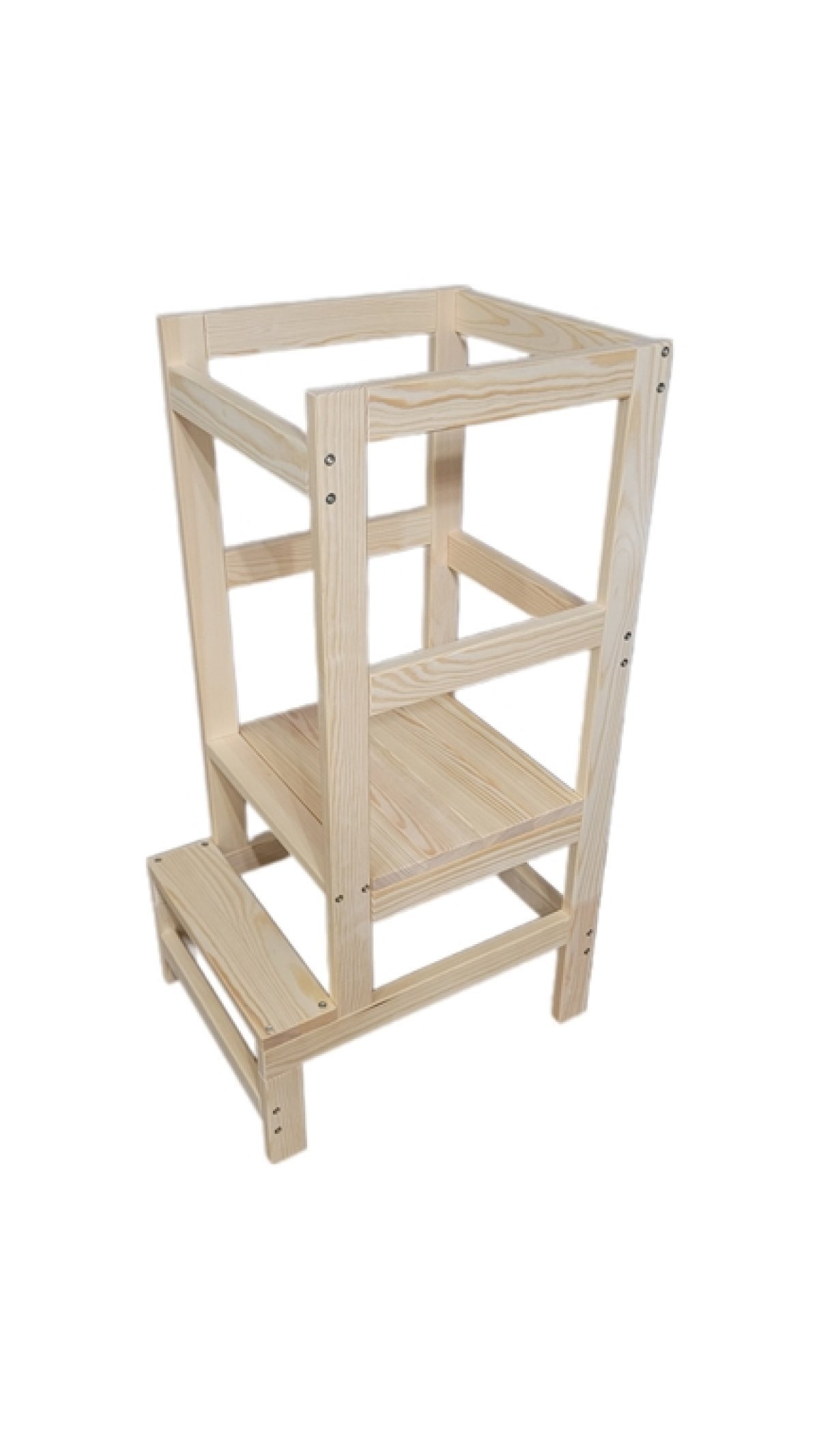 Dřevěná učící věž pro děti - 3v1 