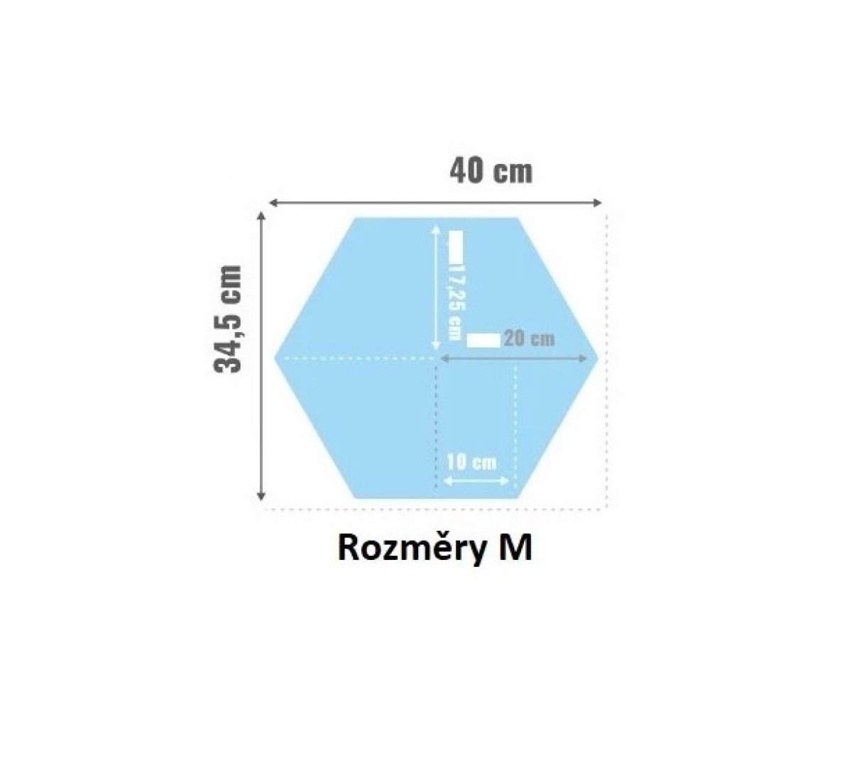Čalouněný panel Hexagon 5 cm - grafitová 19