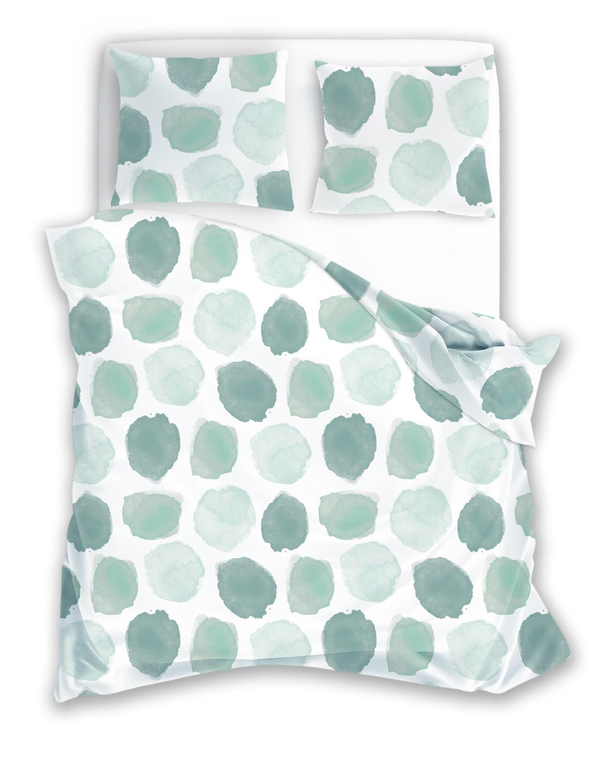 Povlečení ze saténového mikrovlákna 140 x 200 + 70 x 90 cm - model 001