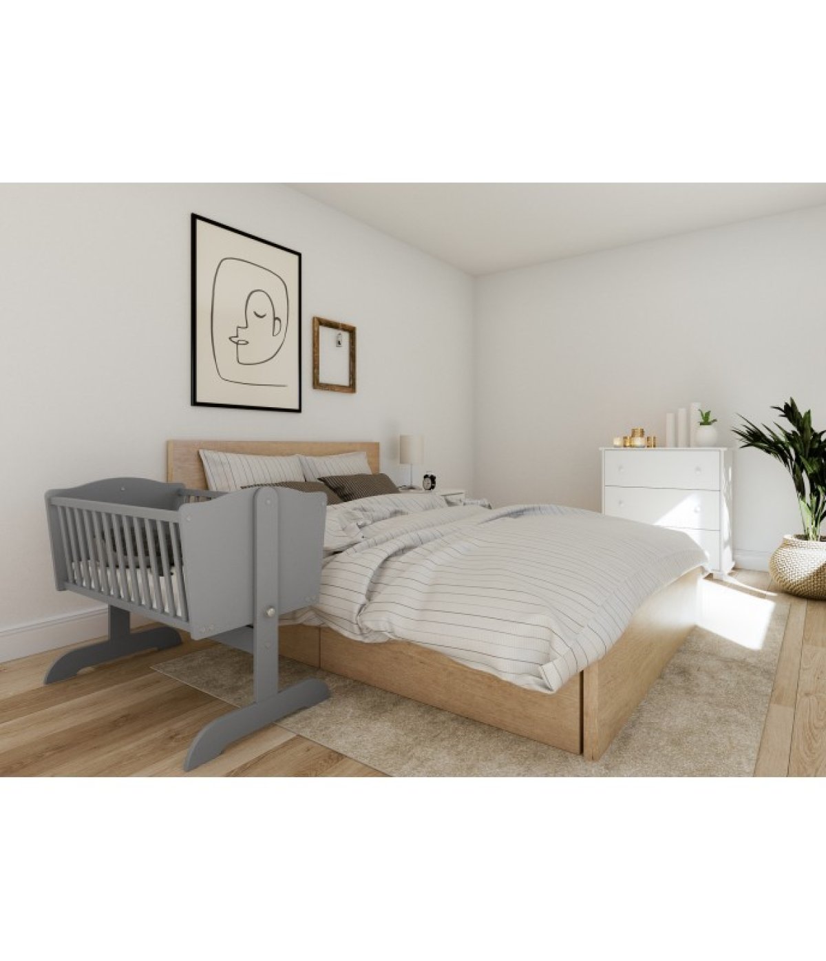 Kolébka Sweet Dream - šedá