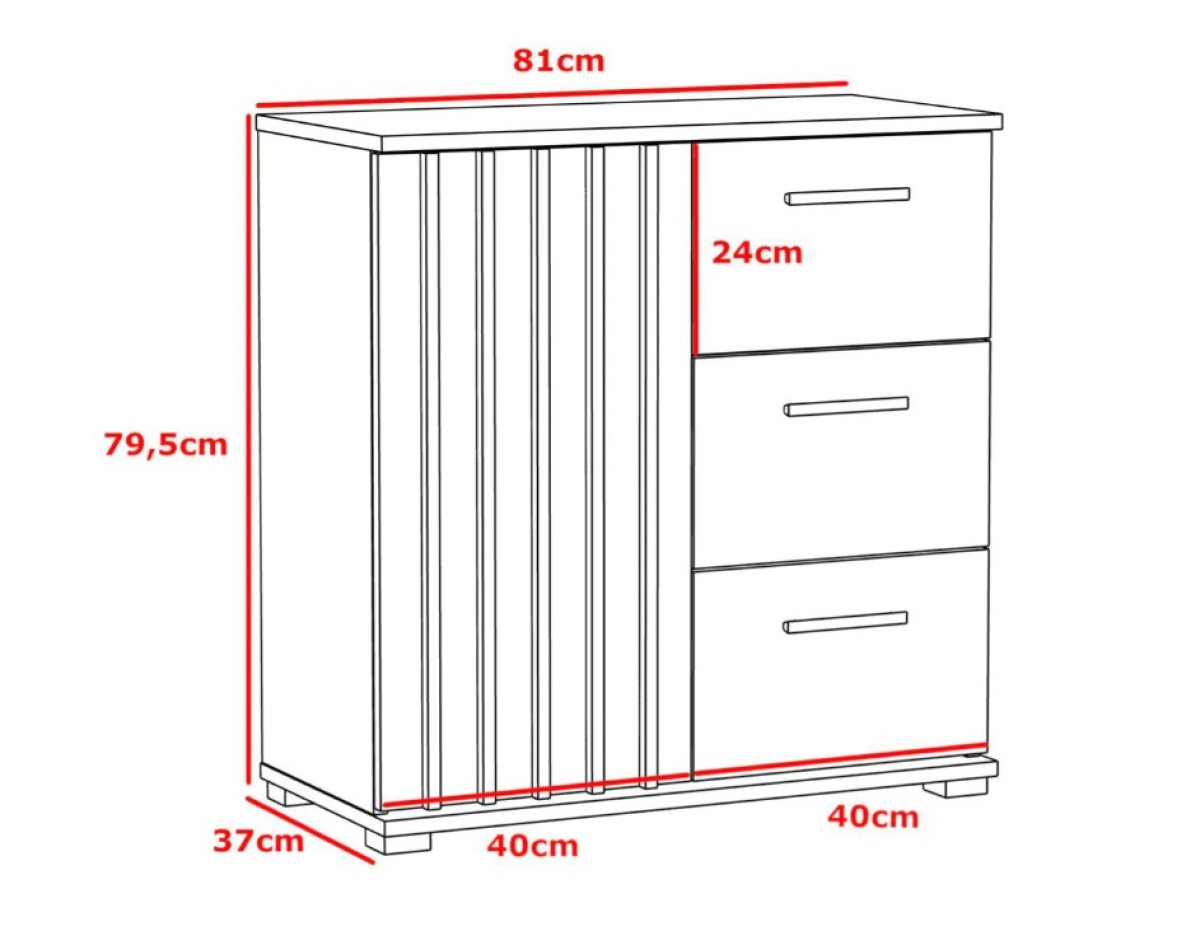 Obývací stěna Montana černá/dub craft