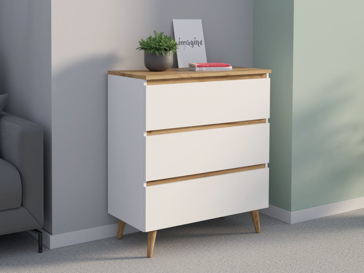 Komoda Norge ve skandinávském stylu - 80 cm