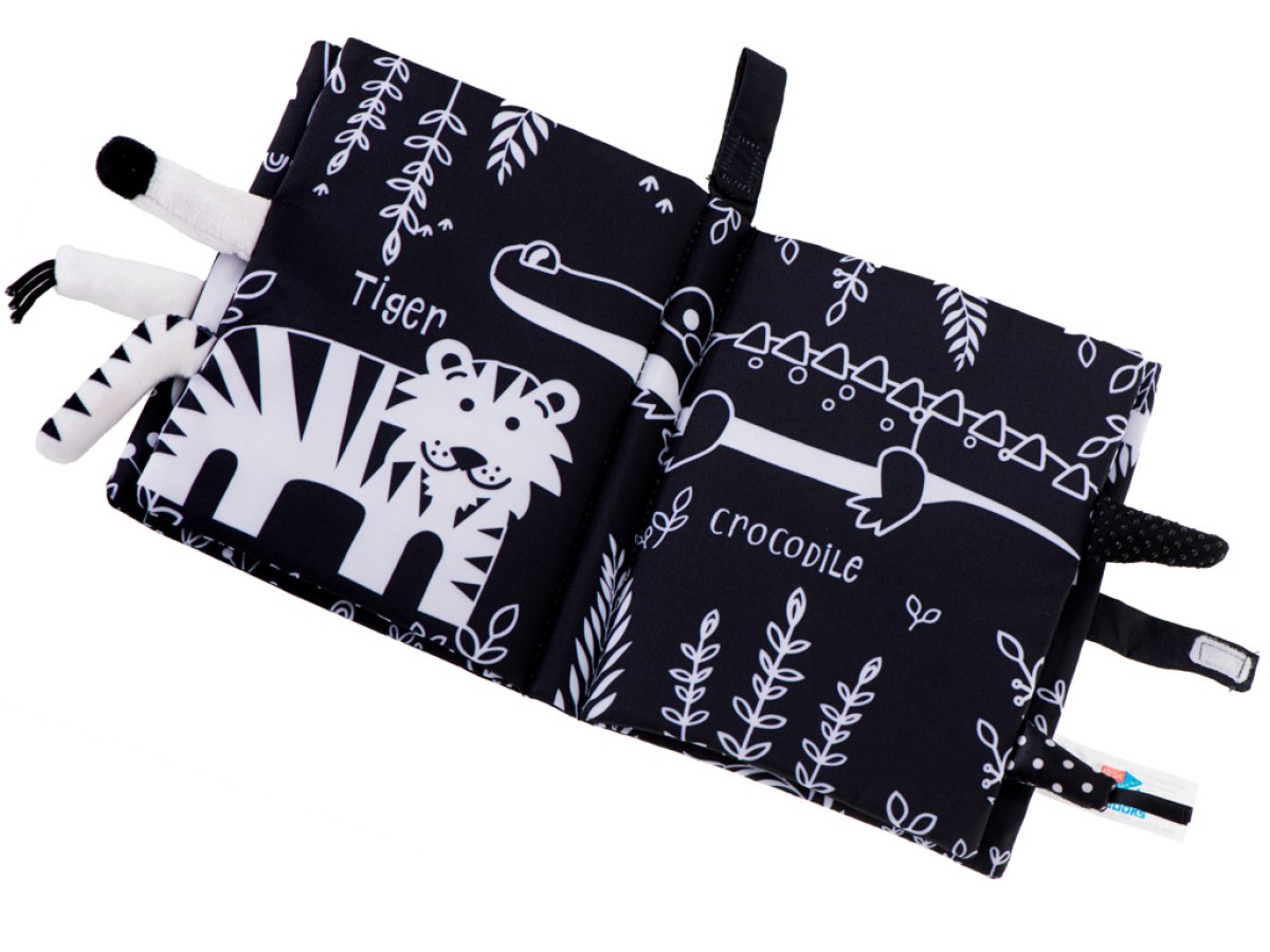 Kontrastní sensorická knížka / safari