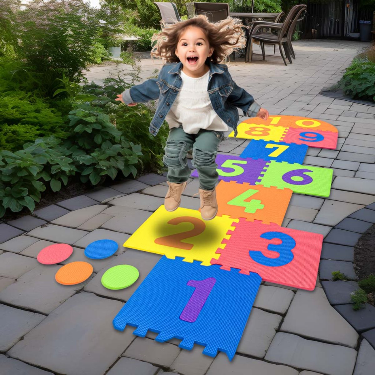 Pěnová skákací hra „Panák“ z EVA puzzlí