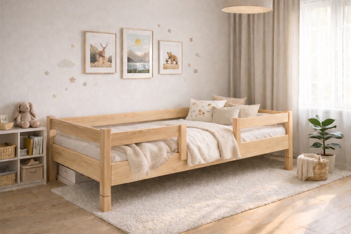 Rostoucí postel Tobi 90x200 cm + zónová matrace Kaira 14 cm + rošt 