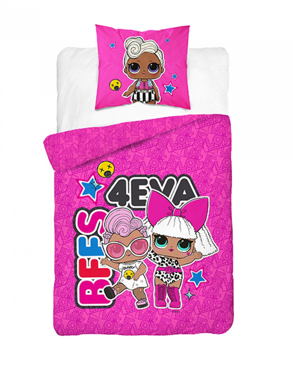 Povlečení 140/200 + 80/70 cm - L.O.L surprise