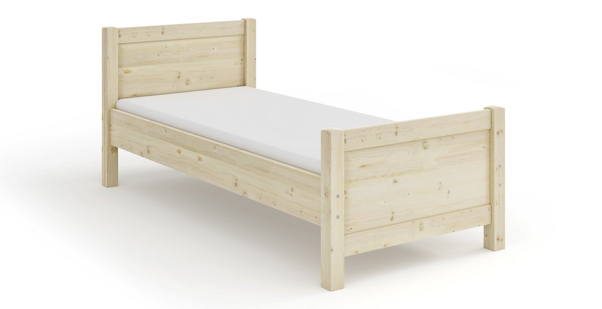 Postel z masivu Antoaneta 90x200 cm + rošt ZDARMA