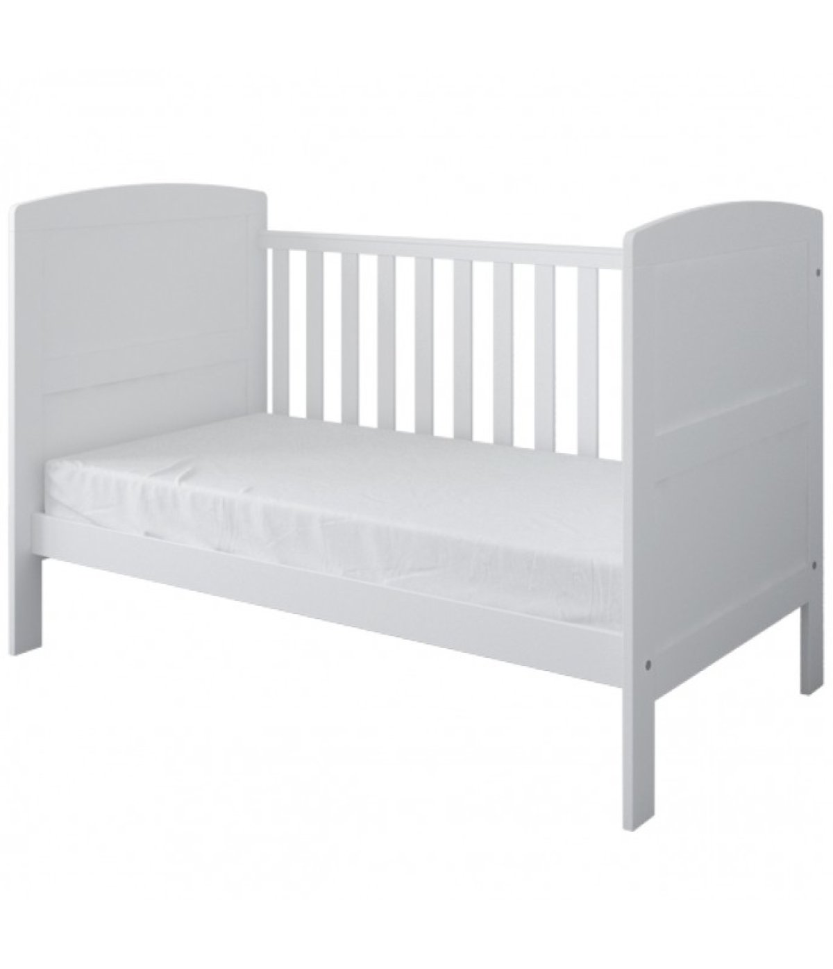 Postýlka 140/70 cm Felix - bílá - 3v1 