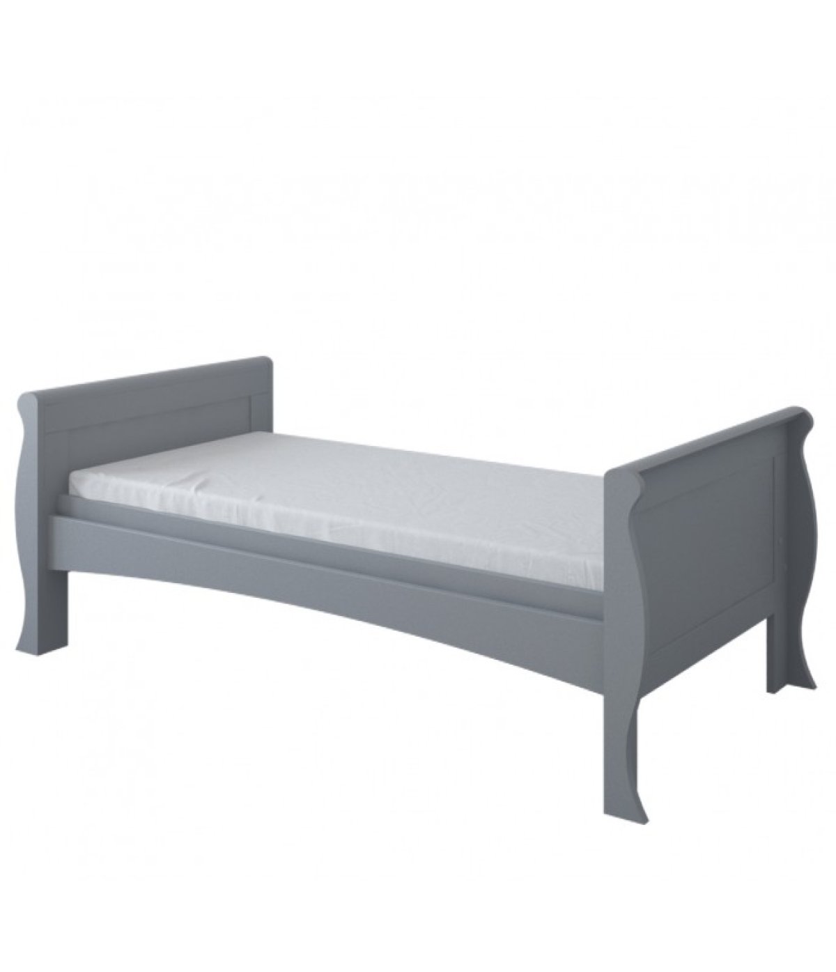 Postýlka 140/70 cm Margit - šedá - 3v1 