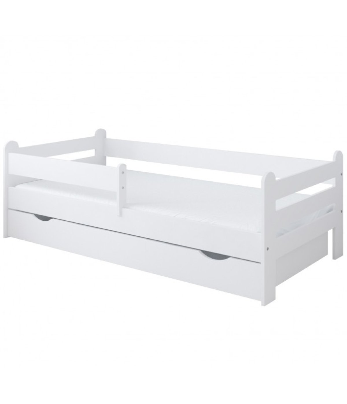 Postel Ronda 180/80 cm - bílá + šuplík 