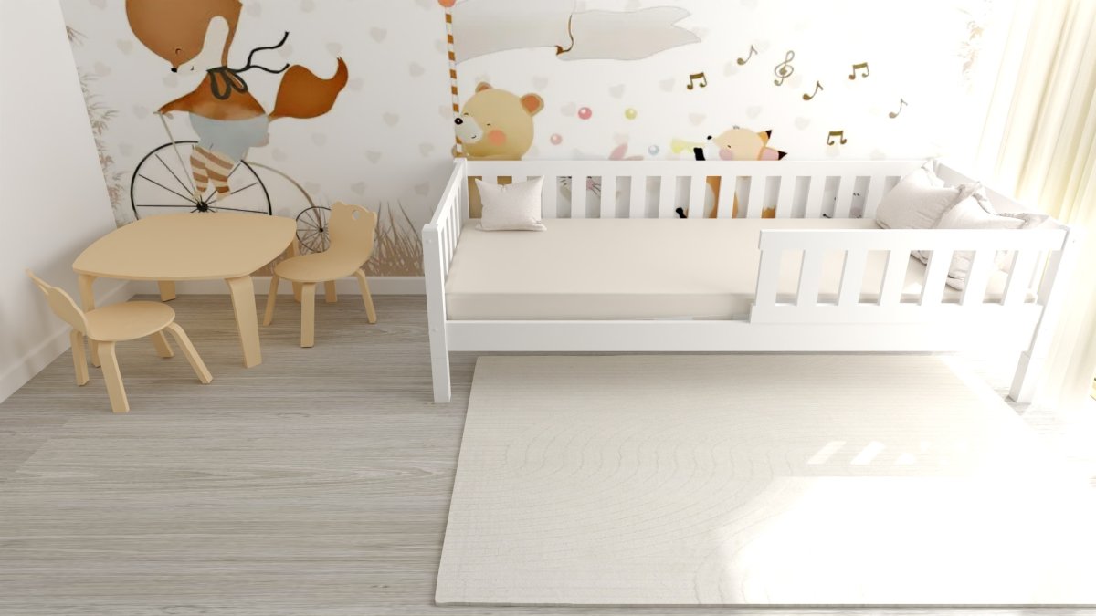 Postel Montessori Matylda 90x200 cm - BÍLÁ + rošt ZDARMA 