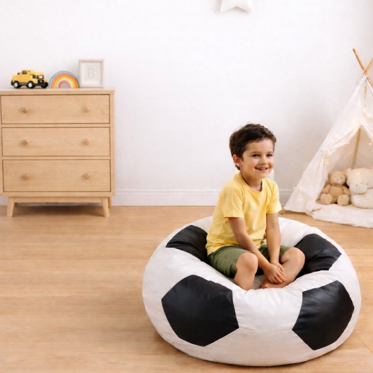 Sedací vak fotbalový míč 450L, 100 cm XXL r.12