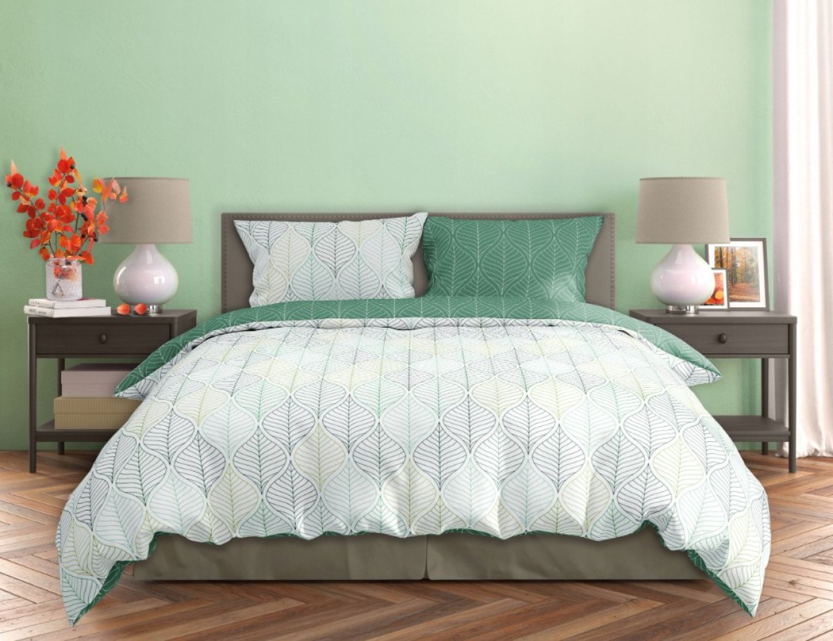 Povlečení bavlněný satén 140 x 200 + 70 x 90 cm - 014