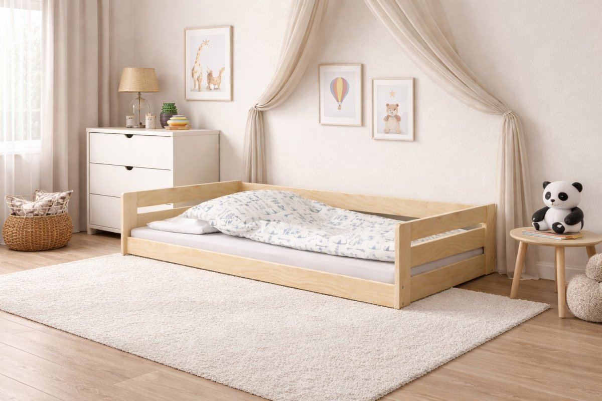 Postel z masivu Betka 160/80 cm + rošt ZDARMA