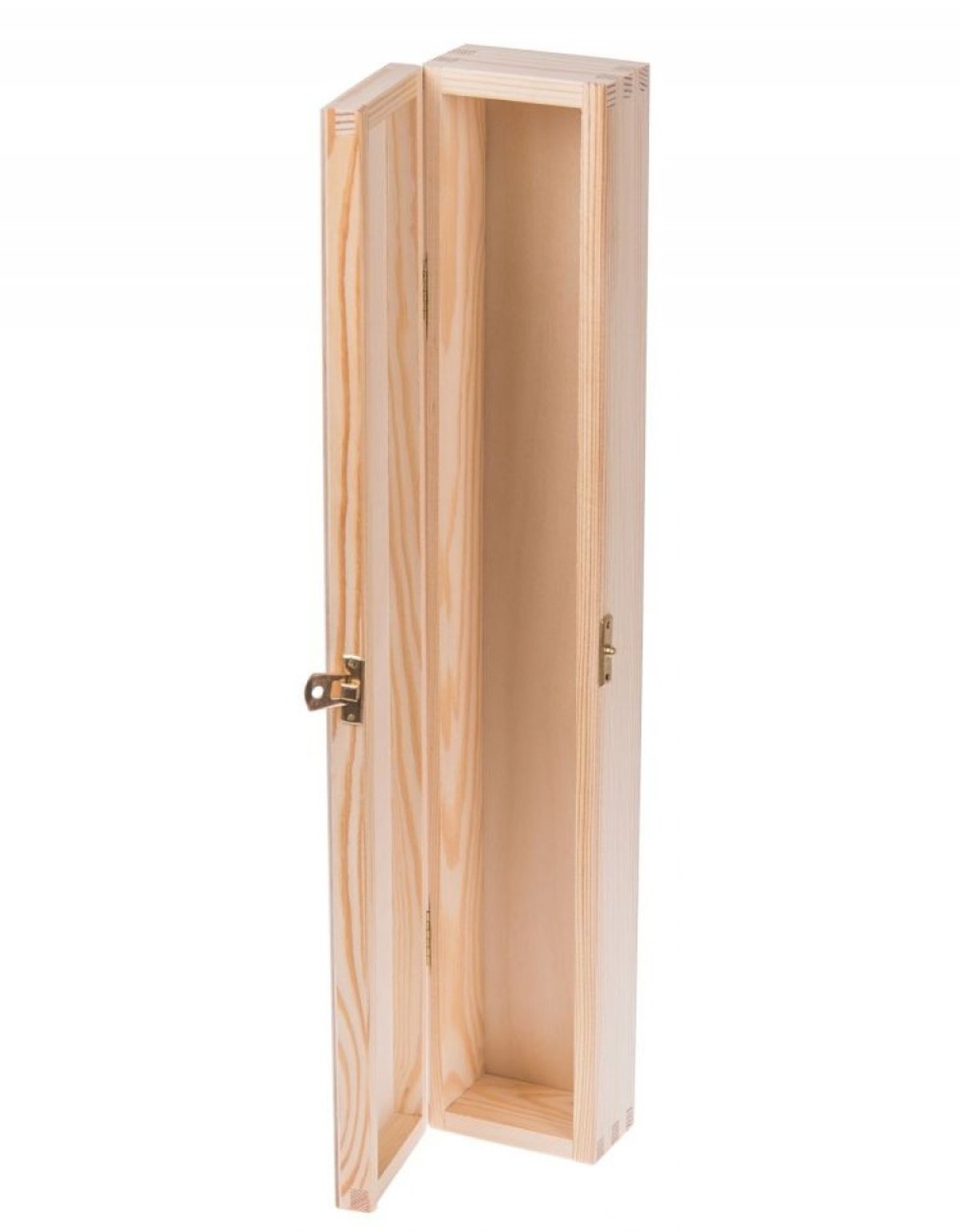 Víceúčelová přírodní dřevěná krabička - 47x8x6 cm