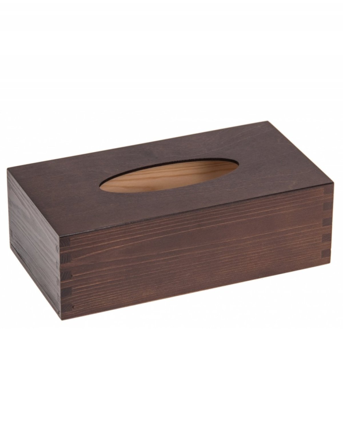 Dřevěná krabička na kapesníky - 26x14x8,5 cm / TEMNÝ BRONZ
