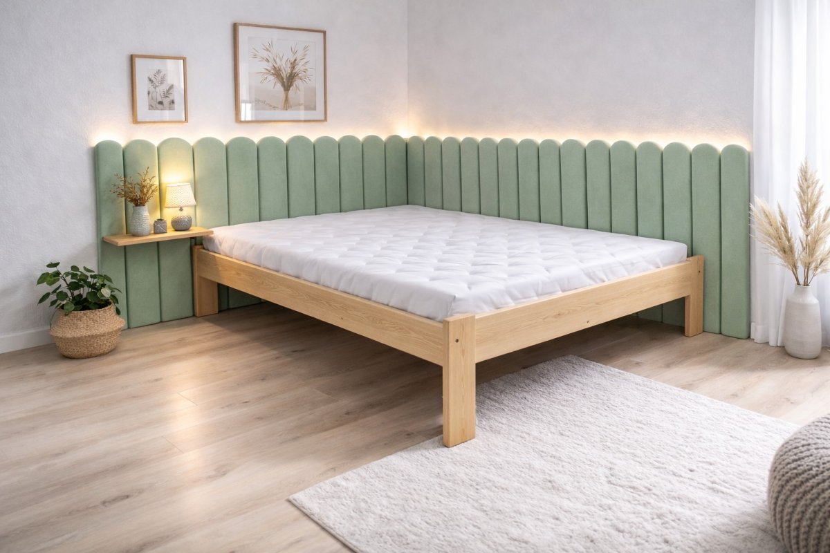 Čalouněný panel Plot 3 cm - béžová 02