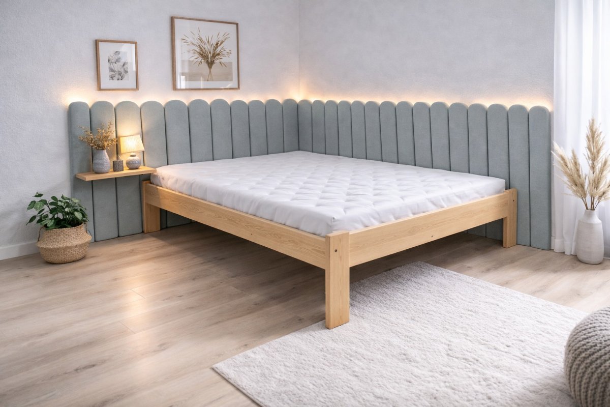 Čalouněný panel Plot 5 cm - popelová 16