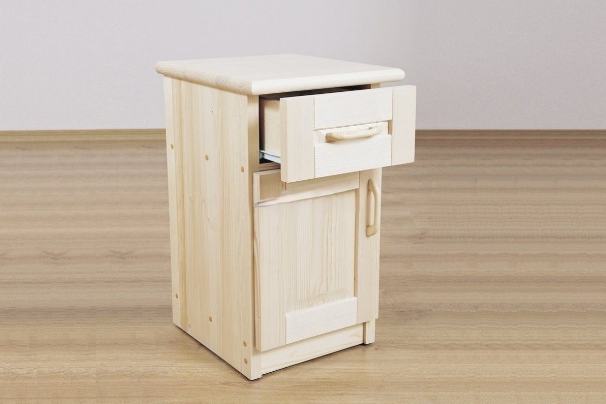 Noční stolek Lucie - smrk